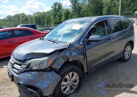 2013 Honda Cr-V Ex-L z USA, uszkodzony, nr VIN 2HKRM4H70DH618643